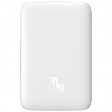 Baseus Magnetic Mini Wireless Fast Charge Power Bank 10000mAh 20W - White